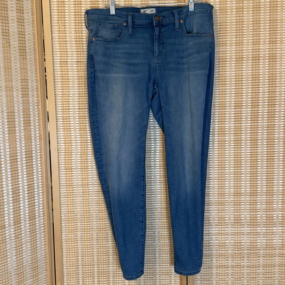 Madewell‎ Womens 32 8" Skinny Jeans Blue Streetwear Cottagecore Western Bohemian